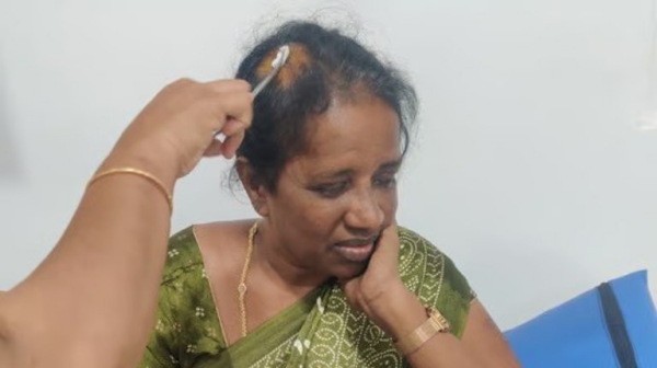 BJP district president sister police complaint against Amar Prasad Reddy 