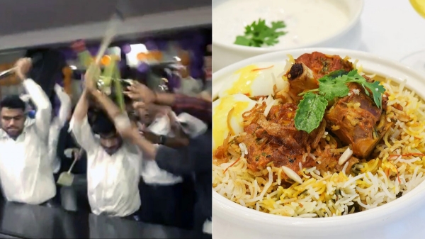  Huge fight in Hyderabad hotel for not serving hot biryani