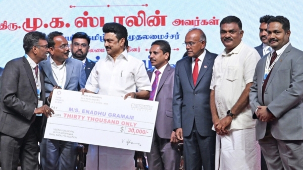 Stalin proudly says, overseas Tamils are interested in investing their savings in Tamil Nadu. 