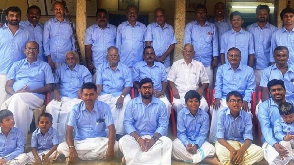  Traditional Pongal Festival at One House 27 Family Relations 75 People Gathered in Sivagangai