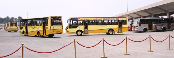What are the facilities at kilambakkam Bus terminus
