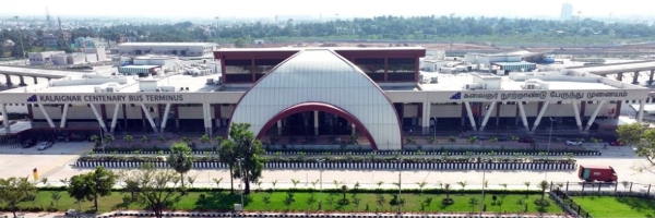 What are the facilities at kilambakkam Bus terminus