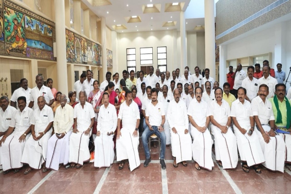  DMK Election Coordination Committee consults DMK executives of Coimbatore and Salem districts