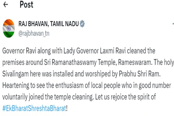  VCK leader Vanni Arasu questions Lady Governor in Tamil Nadu Raj Bhavan Tweets