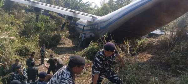 8 injured- Myanmar army plane crash in Mizoram Airport