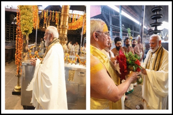 PM Narendra Modi’s 11 day special ritual and Temple Visits