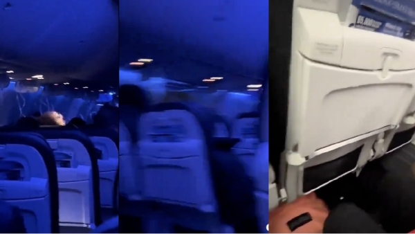  Alaska Airlines plane door blows out mid-air and the unoccupied seat ejected