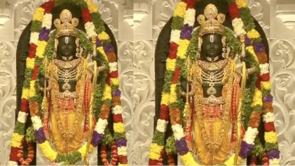 Ram Lalla eyes were opened by applying honey in Gold bar at Ayodhya temple 