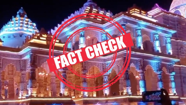  Fact check about the video circulated by Harbhajan Turbanator as Ayodhya Temple 