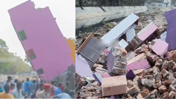 Puducherry CM Rangasamy agrees to give replacement for whose house collapsed 