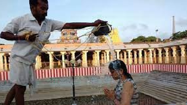 Rameswaram Modi bathed in Agni Theertham What are the benefits of bathing in 22 holy Theerthas 