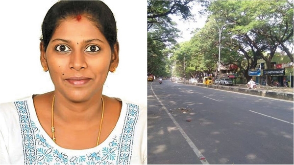 young woman killed by MTC Bus who waiting for a signal on the road in Korattur 