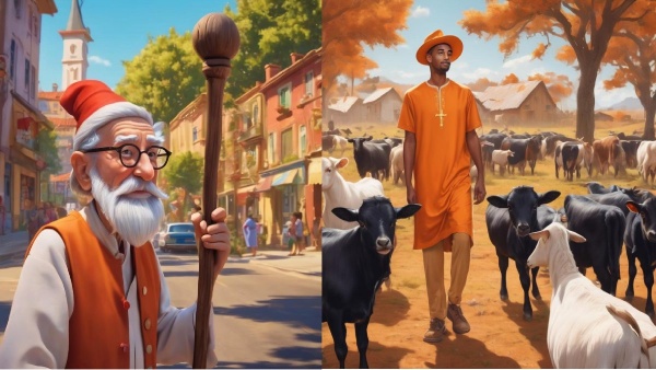 Short story for kids in Tamil : The donkey rock