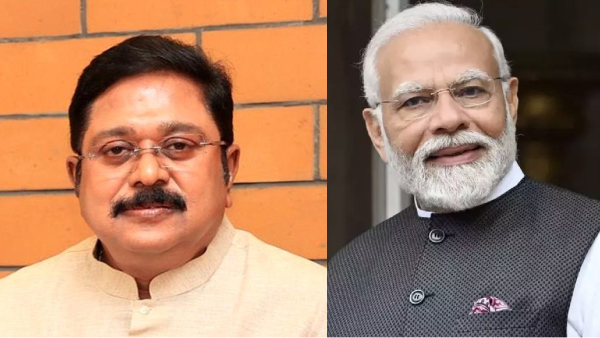 TTV Dhinakaran praises pm modi but criticizes governor and ministers