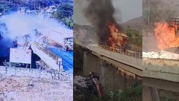 Horrible accidents continue in same place in thoppur ghats