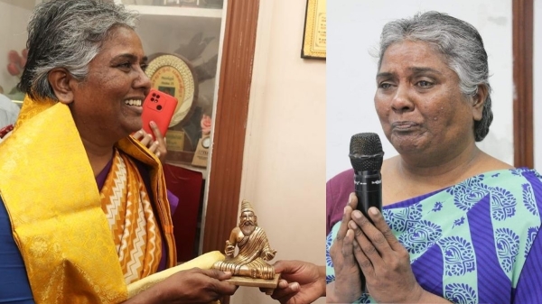 Madurai Poornam Ammal is conferred Chief Ministers Special Award on Republic Day 