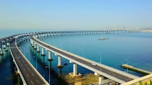  Indias longest sea bridge will be opened tomorrow between Sewri and Nhava Sheva in Mumbai