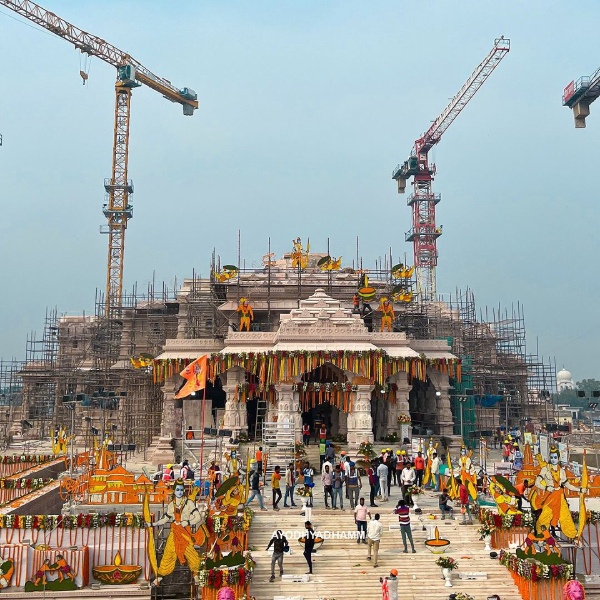 Many political leaders boycotted the inauguration of the Ram temple