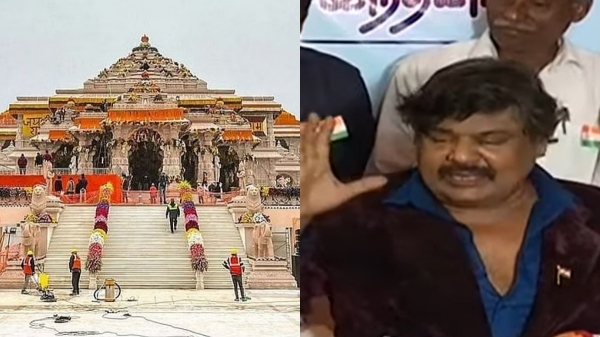  What actor mansoor ali khan said about ayodhya ram temple