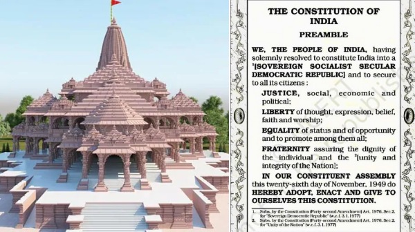Malayalam actors and directors shared picture of the Constitution of India 
