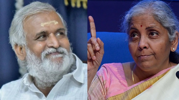 TN Minister Sekar Babu condemns Union Minister Nirmala Sitharaman for sharing fake news TN Minister Sekar Babu condemns Union Minister Nirmala Sitharaman for sharing fake news