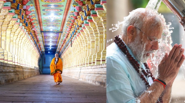 Modi leaves tamilnadu, carries holy tirtha for Ayodhya mandir inauguration