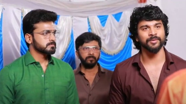 tamilum saraswathiyum serial January 3rd episode Rohini calls the Gothai family to name her child