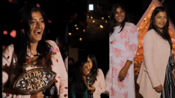  Bigg Boss Tamil season 7 title winner Archanas first time winning cup in which her friends gave