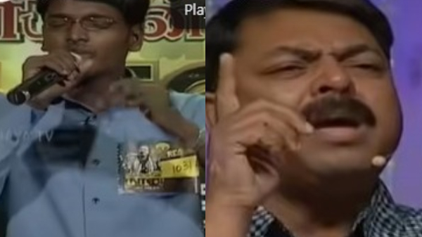 James Vasanthan criticized Ajay Krishna in hariyudan naan shaw