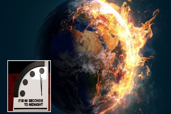  What is Doomsday Clock as Scientists set 90 seconds to midnight for 2024