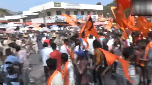 Mandya Hanuman flag row : Karnataka govt imposes 144 section 