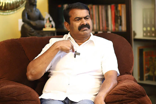  NTK chief Seeman targets BJP Central govt as ED send summon to farmers with caste name