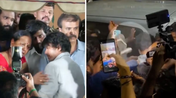 case filed against chappal thrown on Actor Vijay 