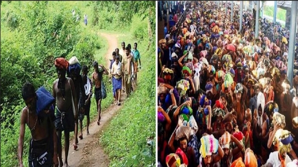 Sabarimala devottees finished their fasting at Erimeli instead of treking 