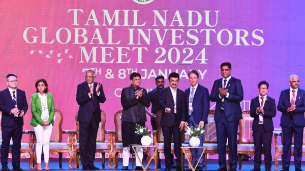 Government gifted seeds to plant with a pen in Tamil Nadu global investors meet 