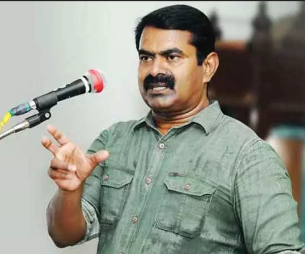 Seeman condemns 3D model of Parantur airport at Global Investors Conference