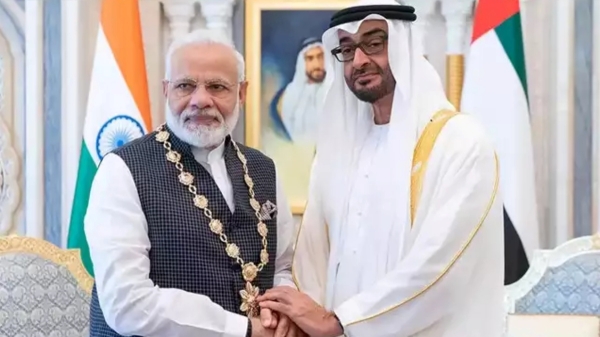 UAE President Sheikh Mohammed road show with PM Modi in Gujarat today 