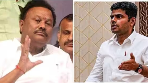 Aiadmk former minister dindigul srinivasan reply to annamalai