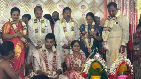 Madhampatti Rangaraj stunning cooking at Dr Sivaraman daughter wedding 