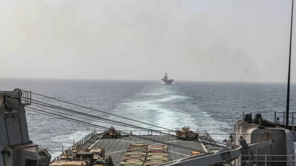 USA vessel attacked Iran backed Houthi in Yemen controlled area after yesterday Red sea fight 