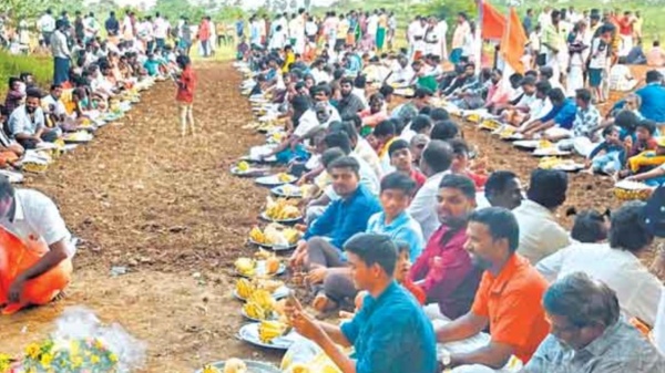 Innovative Jakkammal Koil Festival where only men participate was held critically near Madurai Usilampatti 