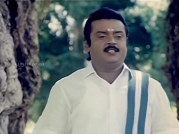 Director R.V.Udhayakumar explains Vijayakanth in Chinna Gounder 
