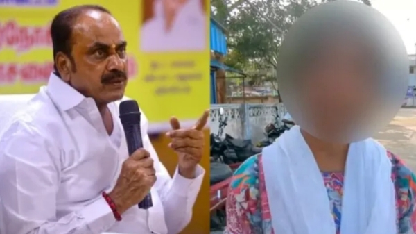 DMK MLA Karunanidhis explanation on the incident of the girl being bullied at his sons house DMK MLA Karunanidhis explanation on the incident of the girl being bullied at his sons house