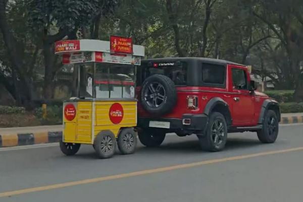  What are off-road vehicles meant to do Anand Mahindra Reacts women uses thar Car to tow cart