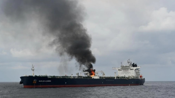 Indian Navy responded as Ship with Indian crew was hit by missile in Gulf of Aden Indian Navy responded as Ship with Indian crew was hit by missile in Gulf of Aden