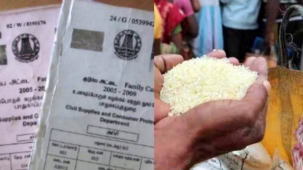 Ration Card Holders and 210 KG Ration rice with Tomato Trays near Vellore Pernampet, Katpadi