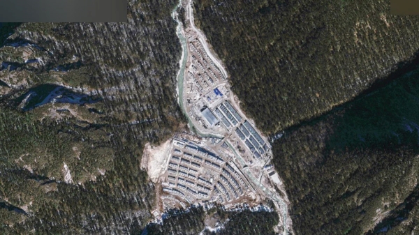  China continues to illegally carve into northeast Bhutan by constructing townships satellite images shows