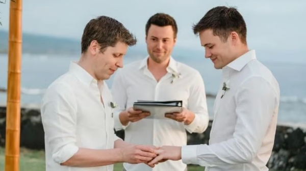 OpenAI CEO Sam Altman marries best friend Oliver Mulherin 