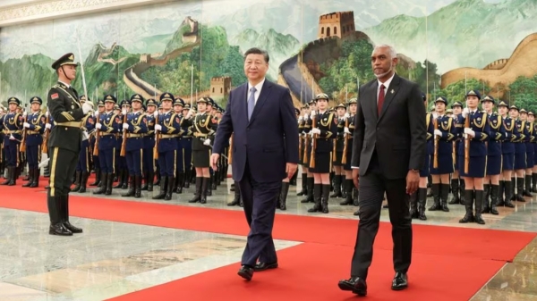 China firmly opposes external interference in the internal affairs of the Maldives 