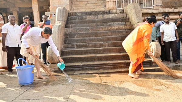  VCK Vanni Arasu questions Governor Ravis Temples trip expenses